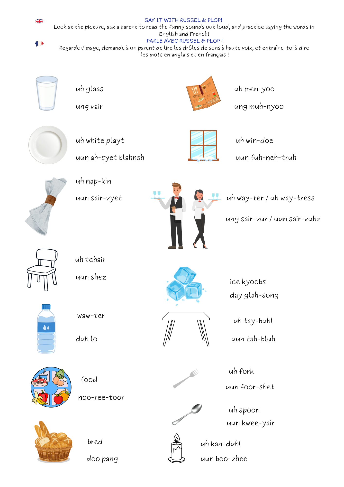 ๐ฝ๏ธ A Taster โ Free Russel & Plop Activity