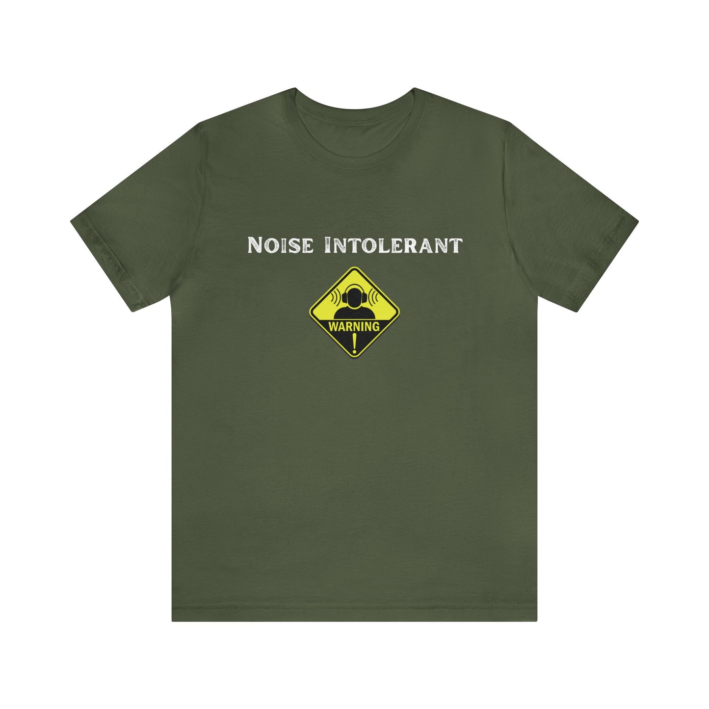 Noise intolerant black tee