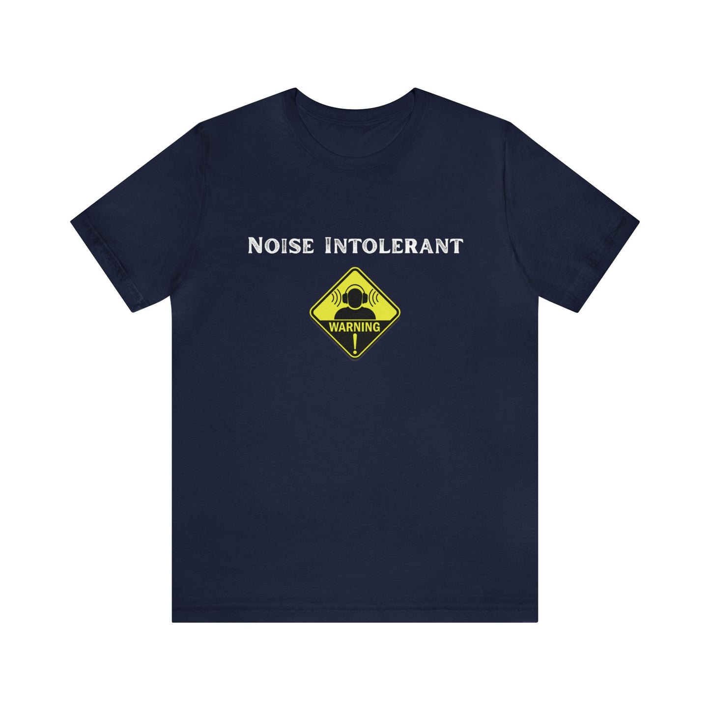 Noise intolerant black tee
