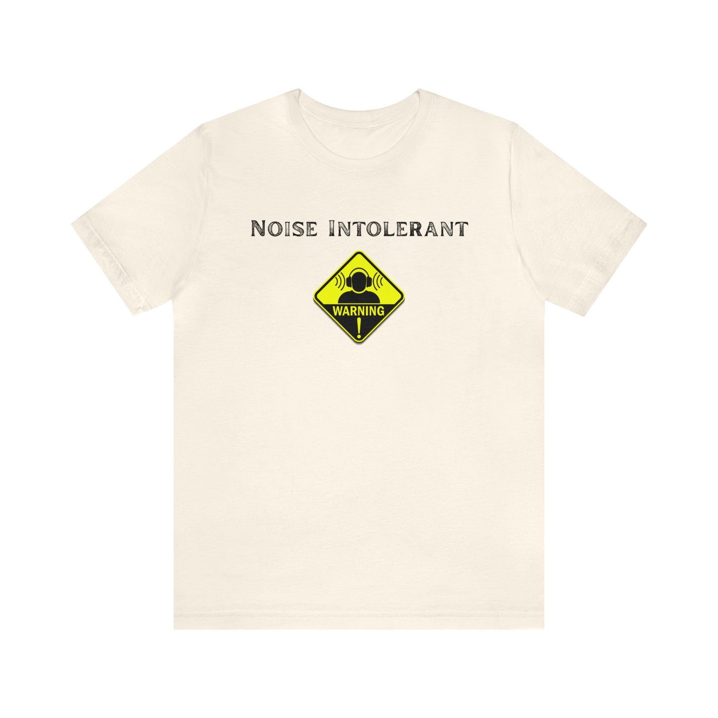 Noise intolerant white tee
