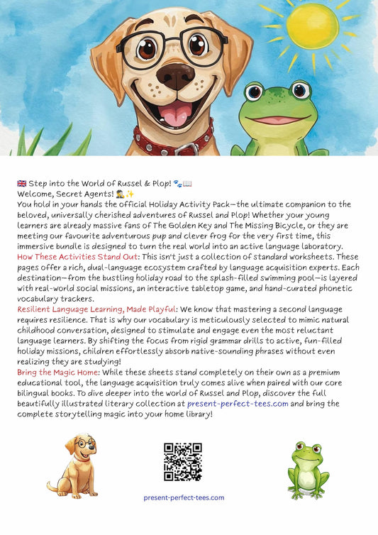 Russel & Plop Bilingual Holiday Activity Pack — FLE