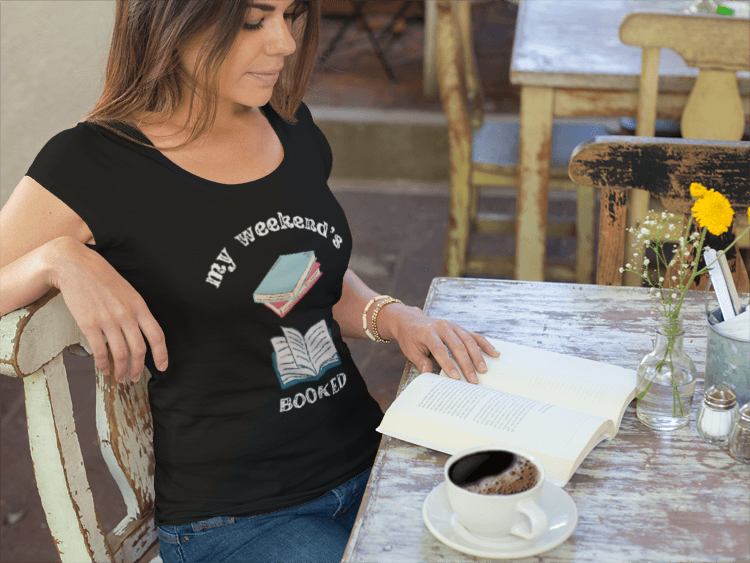 My weekend's booked black tee