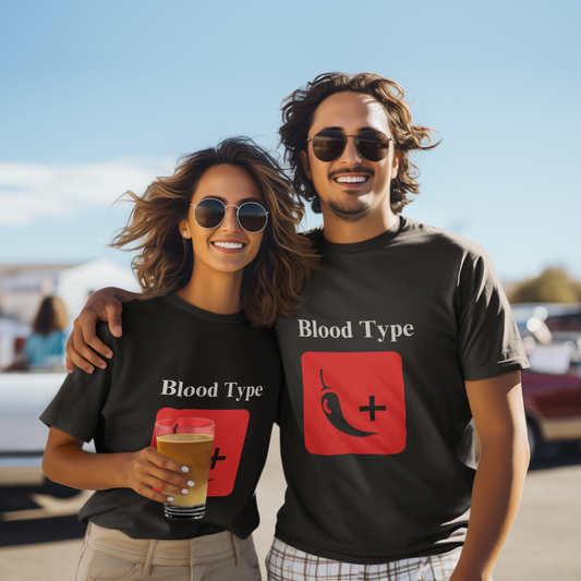 Spicy Blood Type Unisex Tee - Fun & Stylish Casual Wear