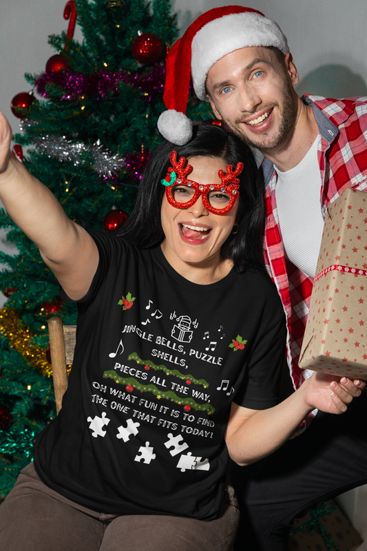 Christmas t shirt for puzzle lovers