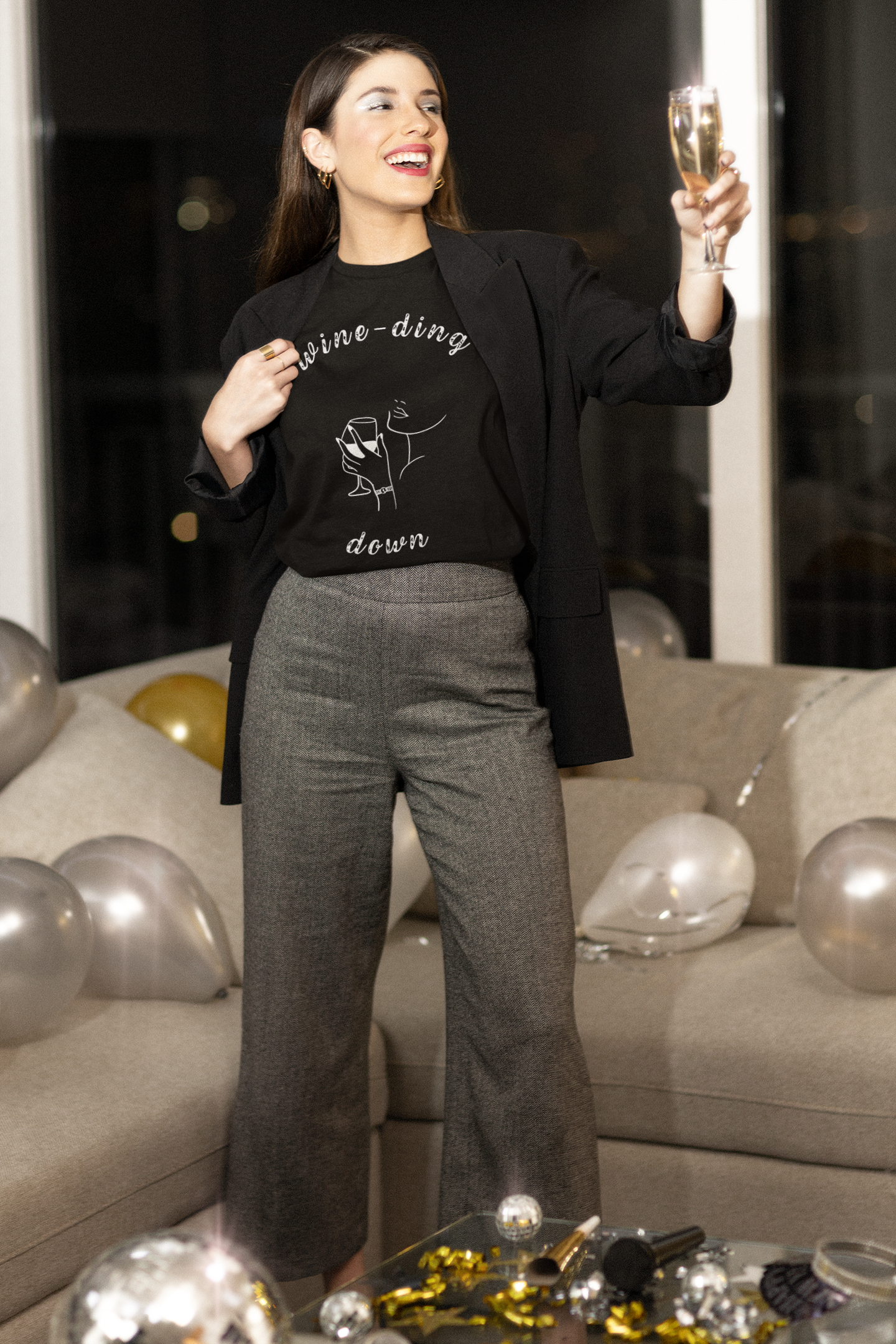 Wine-Ding Down Unisex Tee