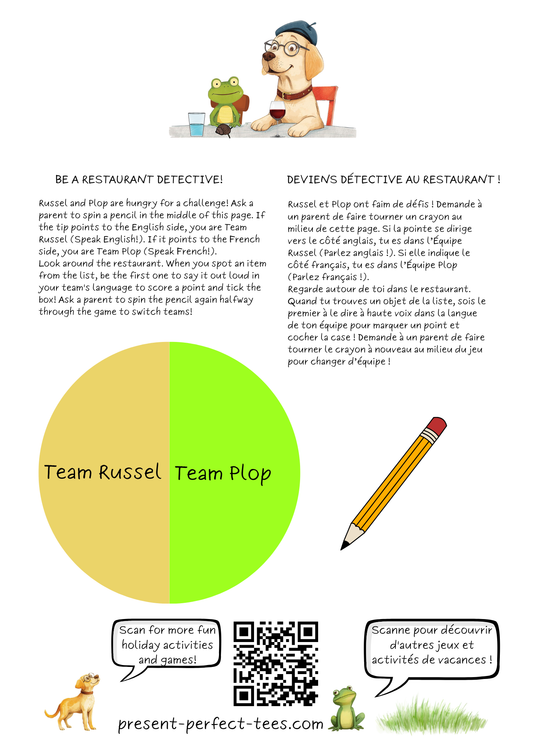 🍽️ A Taster — Free Russel & Plop Activity