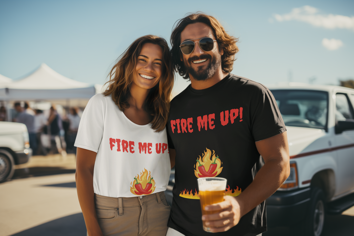 Fire Me Up! Unisex Short Sleeve Tee - Fun BBQ & Chili Enthusiast Shirt