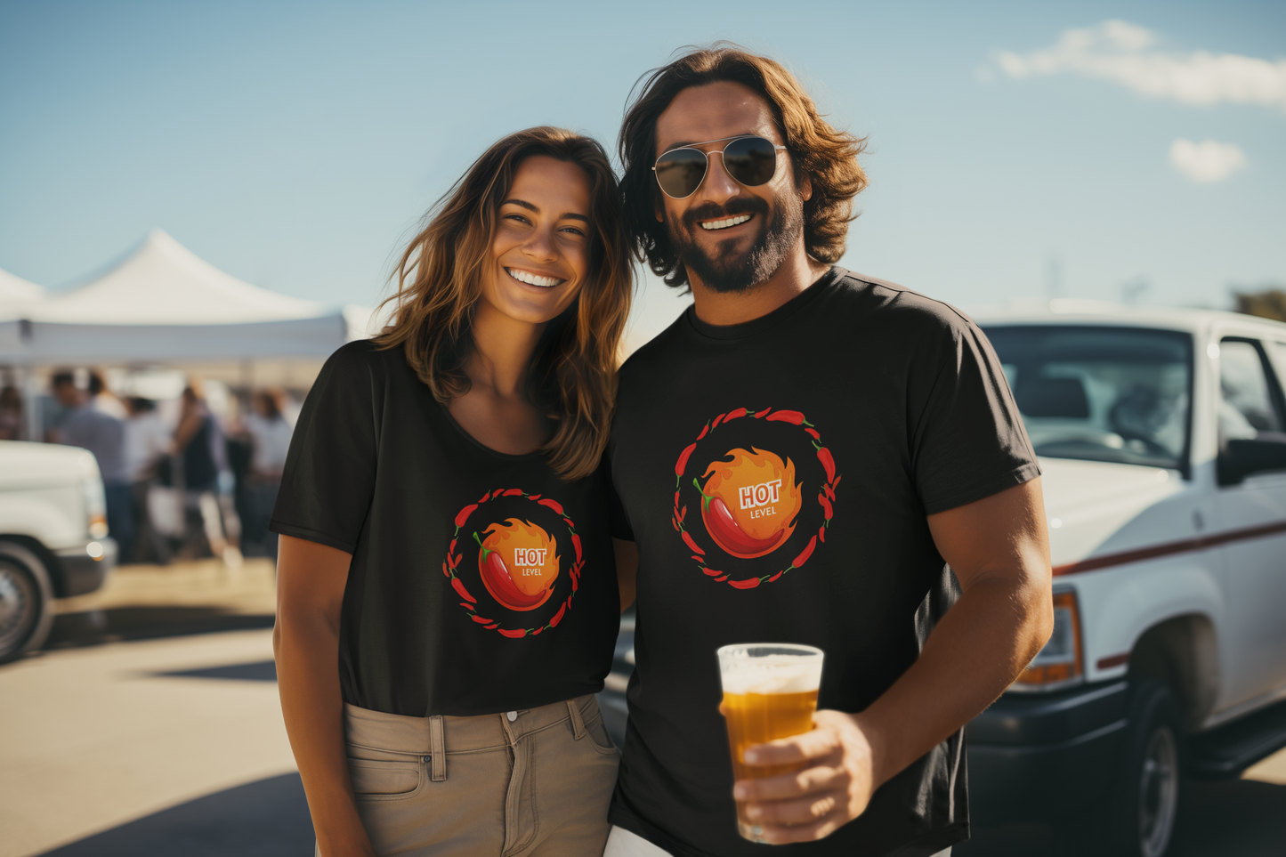 Hot Level Unisex Tee for Spice Lovers